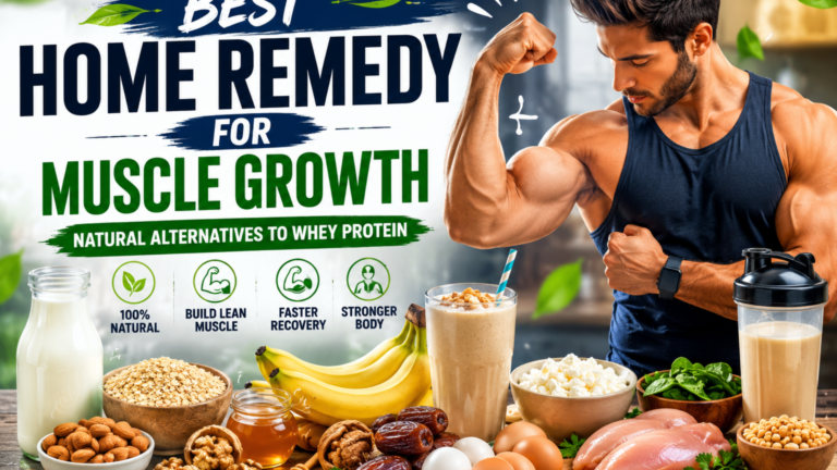 Best Home Remedy for Muscle Growth Natural Alternatives to Whey Protein